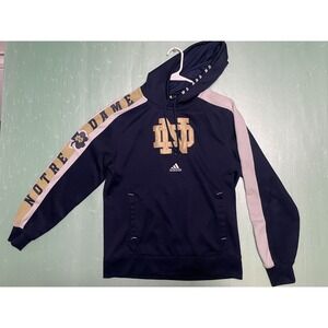 Notre Dame Fighting Irish We Are ND men SMALL hoodie Adidas ClimaWarm sweatshirt